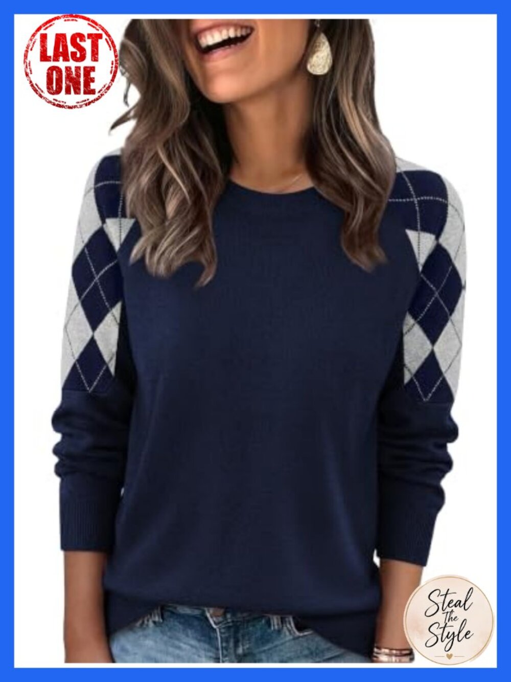 Women's Lightweight Crewneck Pullover Sweater Buttery Soft Knit with Raglan
